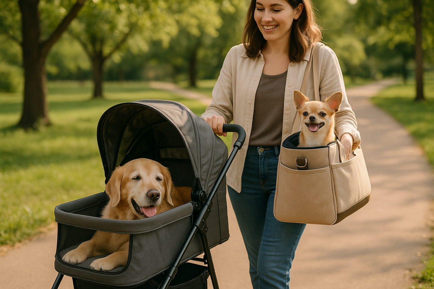 Pet Strollers & Carriers