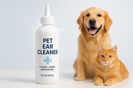 Keep your pet’s ears clean and infection-free with this gentle ear cleaner solution. Helps remove wax, dirt, and prevents bad odor while maintaining ear hygiene.

Removes wax &amp; dirt buildup
Prevents infections &amp; odor
Gentle &amp; safe formula
Suitable for dogs &amp; cats