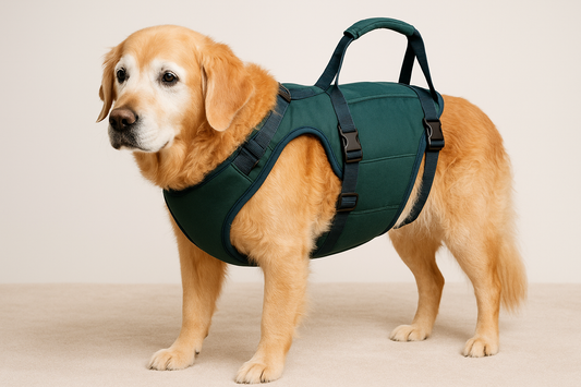 Specially designed for aging dogs, this senior support harness reduces strain on joints while providing comfort and safety during walks.